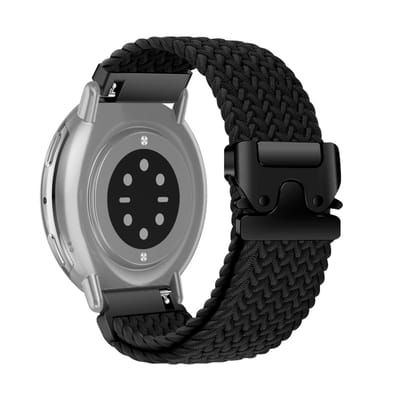 Dailygoods- Horlogeband 20 mm nylon - Compatibel met Amazfit Active 2 - Ademend - Zacht - Geschikt voor GTR Mini/GTS 4/GTS 3 - Horlogesband