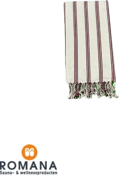 Romana Products Azur Hamamdoek - Baddoek - Strandlaken - Saunalaken - 100cm x 180cm - Blauw/Rood