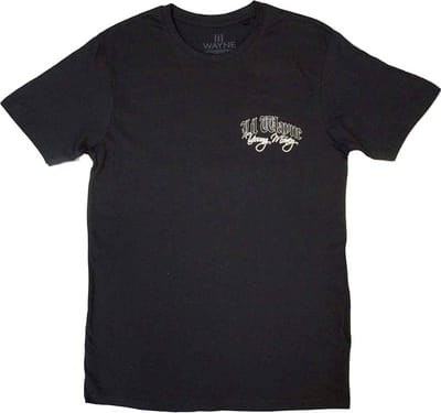 Lil Wayne - Face Infill Heren T-shirt - S - Zwart