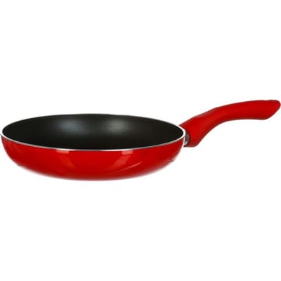 Secret de Gourmet Koekenpan - Alle kookplaten/warmtebronnen geschikt - rood/zwart - Ø 20 cm