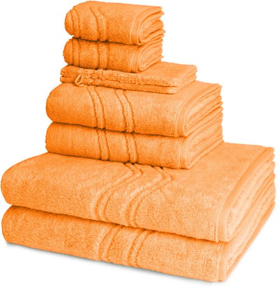 Ross Dames en Heren 2 X Washand 2 X gasten- 2 X douche- 2 X handdoek in een set Cashmere feeling