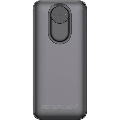 RealPower Powerbank 20.000 mAh Quick Charge, USB PD Zwart
