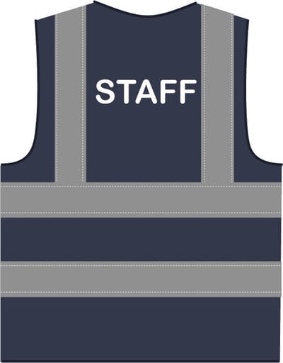 Staff hesje RWS marineblauw