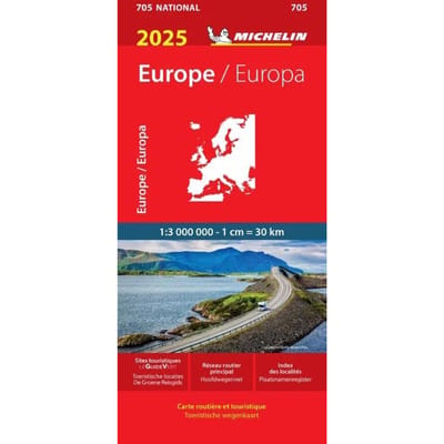 Michelin wegenkaart 705 Europa 2025