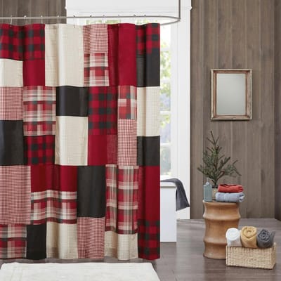 Klassieke Gordijnen - Woonkamer Decoratie - Ruimte Aankleden - 100% Katoen - 183x183 cm - Rood