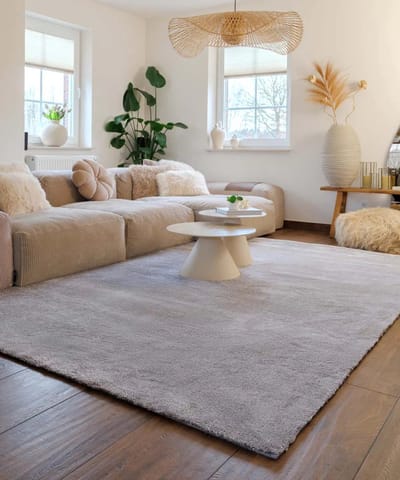 Wasbaar vloerkleed - Clean Prestige grijs 80x150