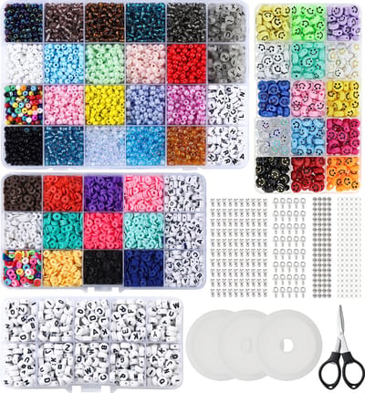 Behave XXL Kralen Set - DIY Sieraden maken - Glaskralen - Katsuki Kralen - Smiley Kralen - Letterkralen - Rijgdraad