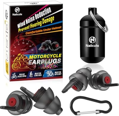 Oordopjes met windgeruisreductie voor motoren - Comfortabele en herbruikbare gehoorbescherming voor motorrijders