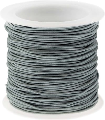 Elastisch Koord (1 mm) Grey (20 Meter)