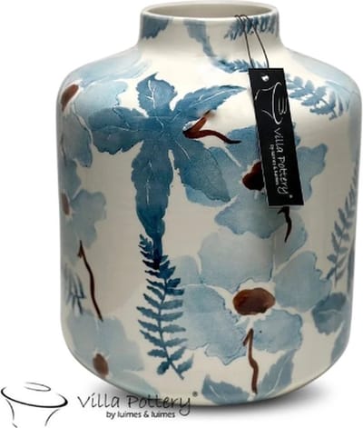 Vaas - Villa Pottery - Decoratie - Woondecoratie - Keramiek - Bloemenvaas - Blue Creation 1 Vaas