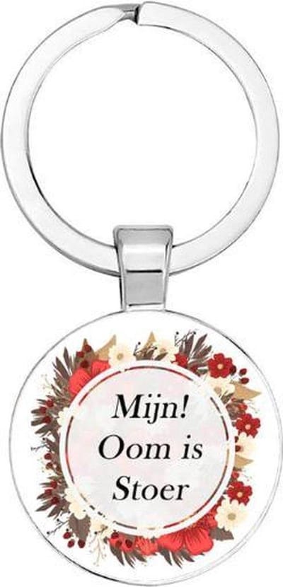 Akyol - Mijn oom is stoer Sleutelhanger - Oom - Oom - Leuk kado voor je oom om te geven - 2,5 x 2,5 CM