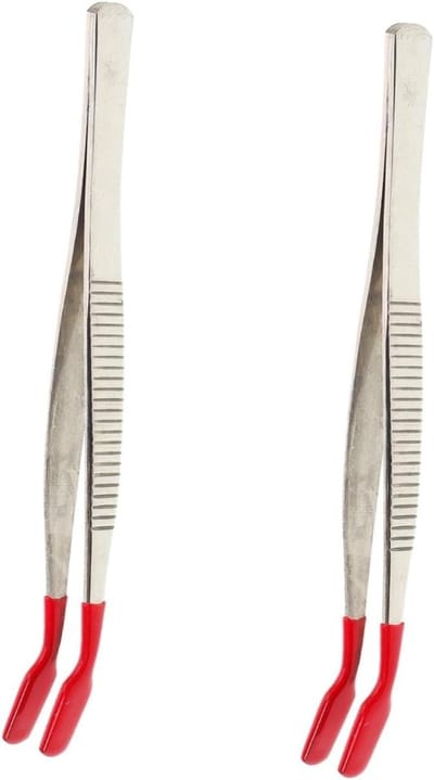 Pincet Set - Precisie Tangen - Hobby en Werk - Roestvrij Staal - 2 Stuks - Multicolor