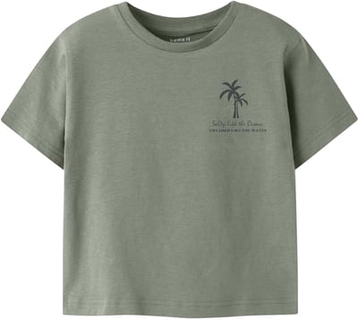 NAME IT MINI - NMMFLOM SS NREG TOP Jongens T-Shirt