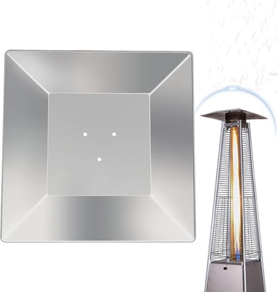 Warmtedeflector Terrasverwarmer - Vervangingskoepel Buiten - Snelle Tuinverwarming - Universele Pasvorm - 185 x 185 Inch - Veelkleurig