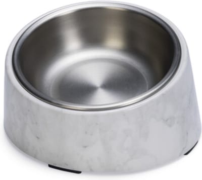 Designed by Lotte Melamine Eetbak Vita - Voerbak kat - Eetbak of Drinkbak - Wit 160 ml