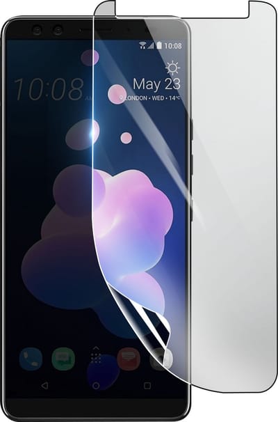 3mk, Geschikt voor HTC U12 Plus, Schokbestendige Hydrogel Screenprotector, Transparant