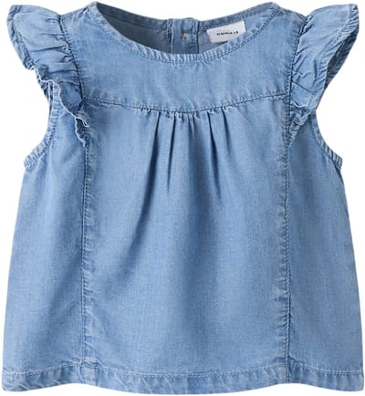 NAME IT - NMFAMY SL DNM TOP 4054-OH J - Meisjes - Blouses