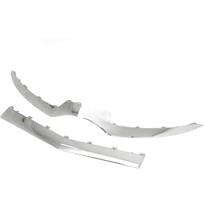 3 stuks Glans Chroom Voorbumper Onderste Sierlijst Vervanging voor Mercedes?Benz E?Klasse C207 Coupé AMG Line