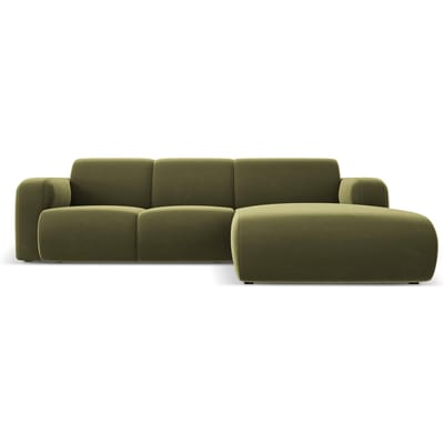 4-zitshoekbank Lola velvet rechts | Windsor & Co