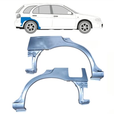 Reparatiepaneel achterspatbord voor Nissan Almera N15 1995-1999 / Links + Rechts