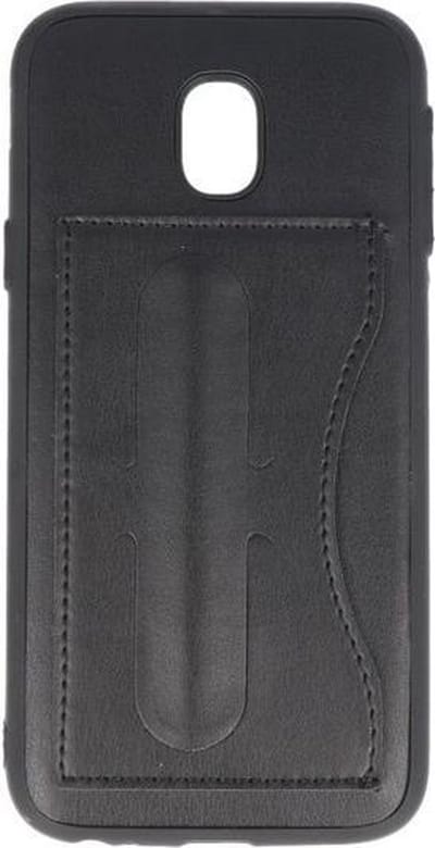 BestCases.nl Samsung Galaxy J3 2017 Stand TPU back case hoesje Zwart