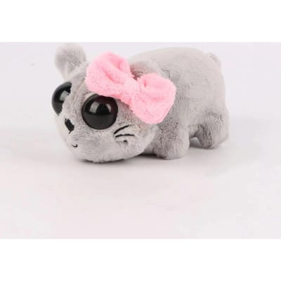 Trieste Hamster Muzikaal Pluche Speelgoed Kawaii Zacht Knuffeldier Schattige Hamster Pluche Pop Voor Kerstmis Verjaardagscadeau white