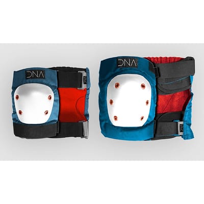 DNA Blue Knee & Elleboog Beschermers Set patroon