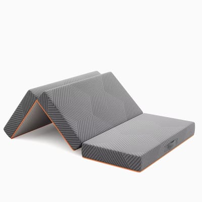 NordHaus Opvouwbaar Matras - Logeerbed Memory Foam - Inklapbaar Vloermatras - Drukverlichtend Comfort - 90x200 Wasbare Hoes