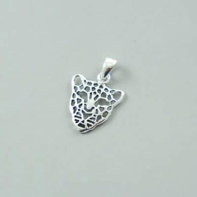 House of Jewels - Tijgerkop Hanger - 925 Zilver