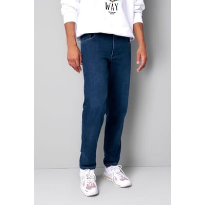 Meyer Jeans M5 Five Loose Handfinished Denim Comfort Stretch Blue Stone / male