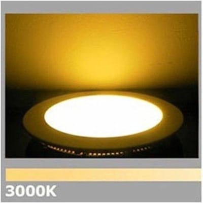 LED Paneel / Downlight Set BSE Slim Rond Inbouw 3W 3000K Warm Wit 90mm Spatwaterdicht