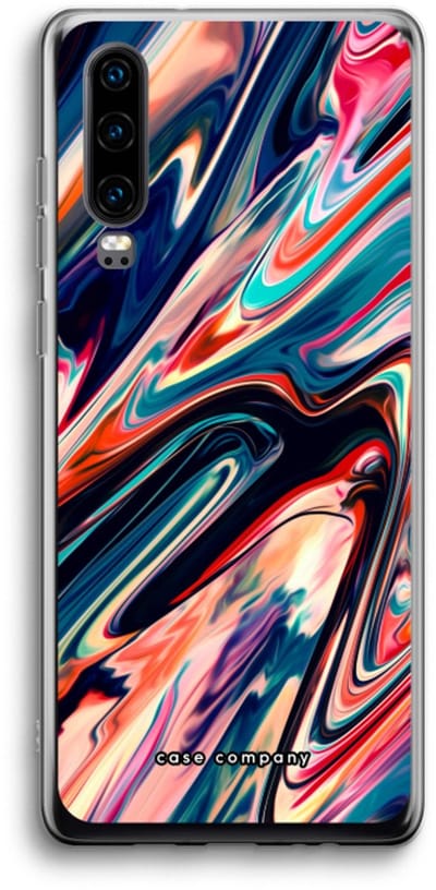 Case Company® - Hoesje geschikt voor Huawei P30 hoesje - Quantum Being - Soft Cover Telefoonhoesje - Bescherming aan alle Kanten en Schermrand
