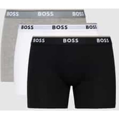 Boxershort met logo in band in een set van 3 stuks, model 'Power'