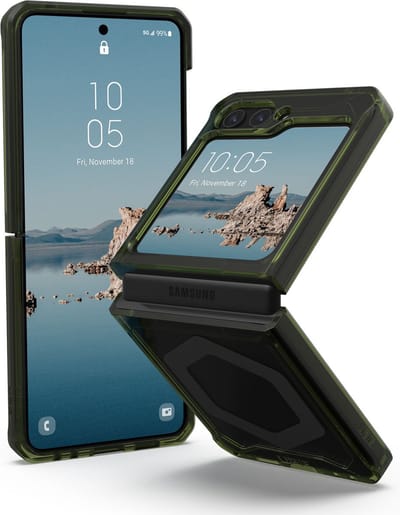 UAG Plyo Pro Backcover geschikt voor Samsung Galaxy Z Flip 5 - Olive