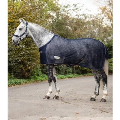 Vliegendeken voor paarden met kruissingsbanden Waldhausen Comfort