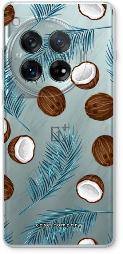 Case Company® - Hoesje geschikt voor OnePlus 12r hoesje - Kokosnoot - Soft Cover Telefoonhoesje - Bescherming aan alle Kanten en Schermrand