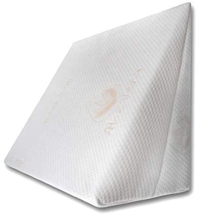 Ergonomische Leeskussen voor Bed en Bank - Driehoekige Rugsteun 50 x 30 x 44 cm, Wasbare Hoezen