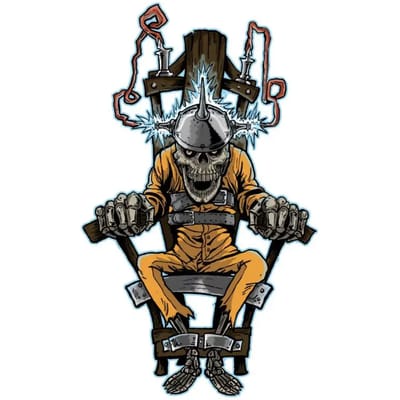 Stickers Lethal Threat Electric Chair