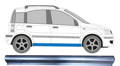 Reparatie dorpel voor Fiat Panda 2003-2012 / Links = Rechts (symmetrisch)