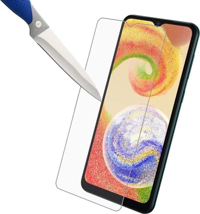 Screenprotector Geschikt voor Samsung Galaxy A04E screenprotector Beschermglas - Screenprotector Geschikt voor Samsung Galaxy M04 screen protector glas - Screenprotector Geschikt voor Samsung Galaxy F04 - 2 stuks