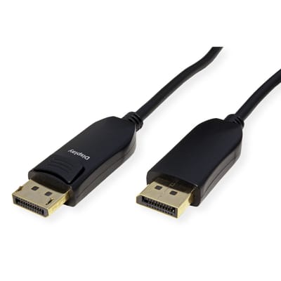ROLINE DisplayPort v2.1 Kabel (AOC), M/M, 15 m