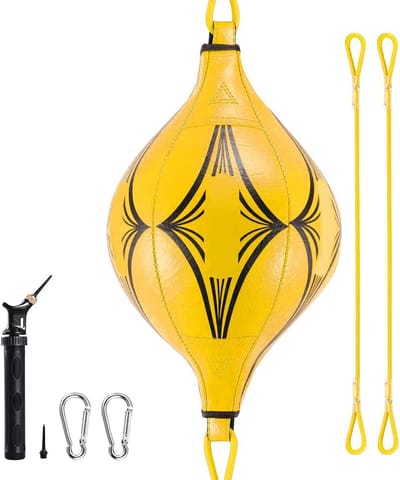 Double End Bag Speed ​​​​Ball voor Boksen Universal Suspended - Ideale Boxing Ball met Pomp en Haak
