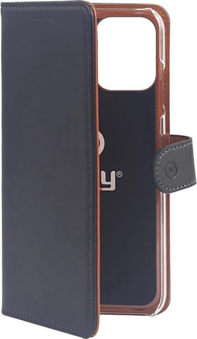 Celly Wally Bookcase hoesje - Geschikt voor Apple iPhone 12 Pro Max - Kunstleer - Pasjeshouder - Zwart