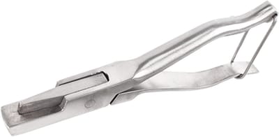 Oormerken Pincet - Vee Marker Tang - Dier Identificatie - Roestvrij Staal - 15.5 cm - Zilver