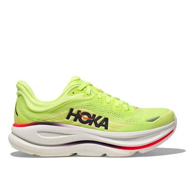 Hoka Bondi 9 Sneakers Heren - Geel - Maat 45 1/3 - Mesh/Synthetisch