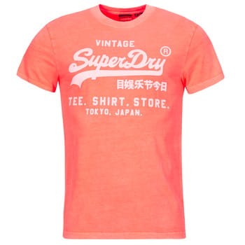 T-shirt Korte Mouw Superdry LOGO NEON