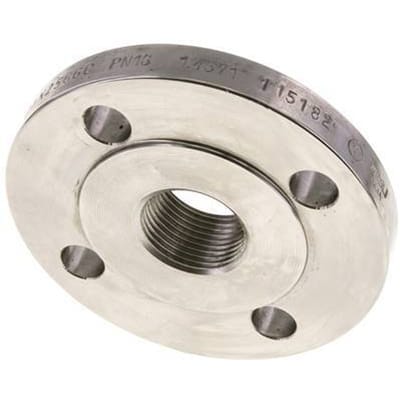 Draadflens DN25-PN16 Rp 1'' RVS 1.4571 DIN 2566
