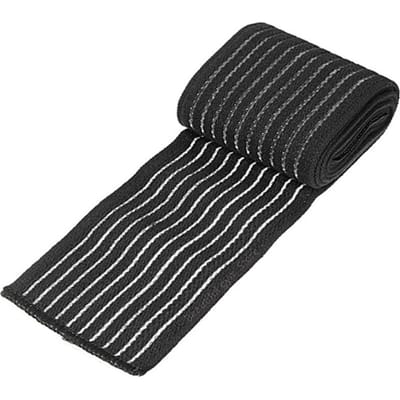 1 STuks Compressie Elastisch Verband Plakkerig Sport Kniebeschermer Gewricht Plakband Sportschool Enkelsteun Beschermer Pols Kuit Dij Beenband Plakbanden 70CM Ankle bands zwart