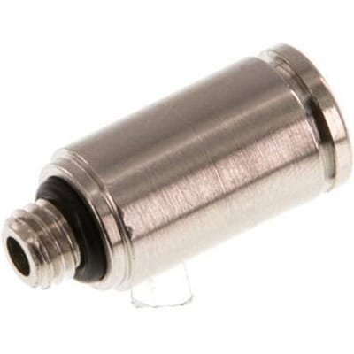 4mm x M 5 Messing Insteekfitting buitendraad NBR [5 Stuks]
