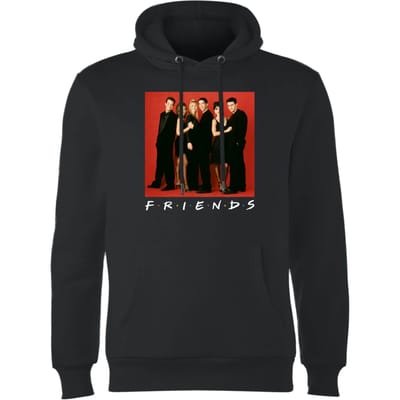Friends Character Pose hoodie - Zwart - S